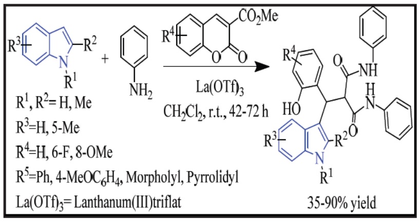 Scheme 1. Synthesis of phenyl-dihydroisoin dolinones derivative.