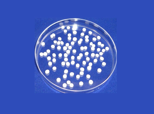 The digital photograph of zirconium alginate biosorbent beads